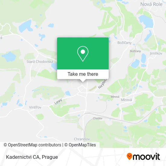 Карта Kadernictvi CA