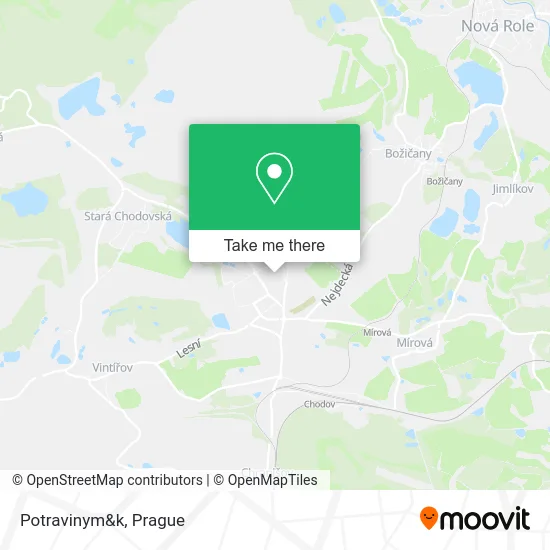 Карта Potravinym&k