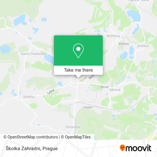 Карта Školka Zahradni