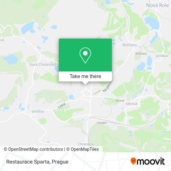 Карта Restaurace Sparta