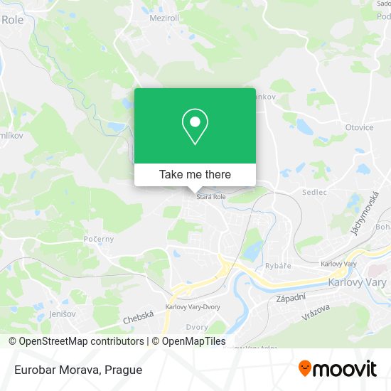 Карта Eurobar Morava