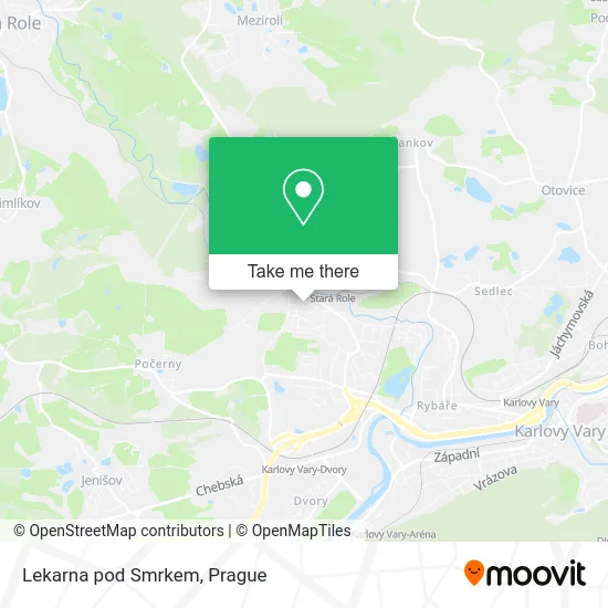 Карта Lekarna pod Smrkem