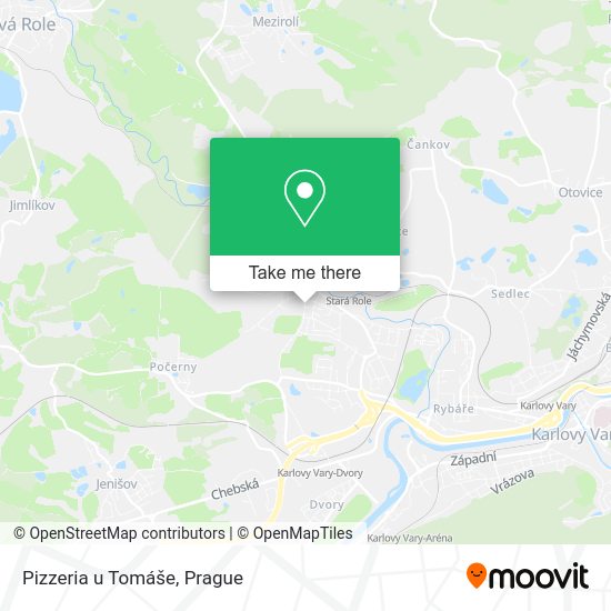 Карта Pizzeria u Tomáše