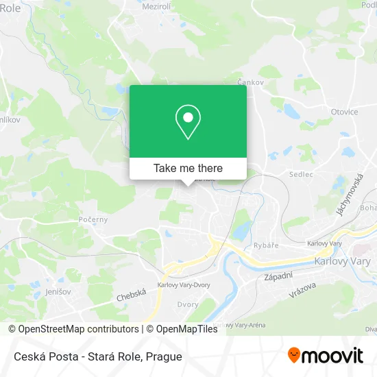 Карта Ceská Posta - Stará Role