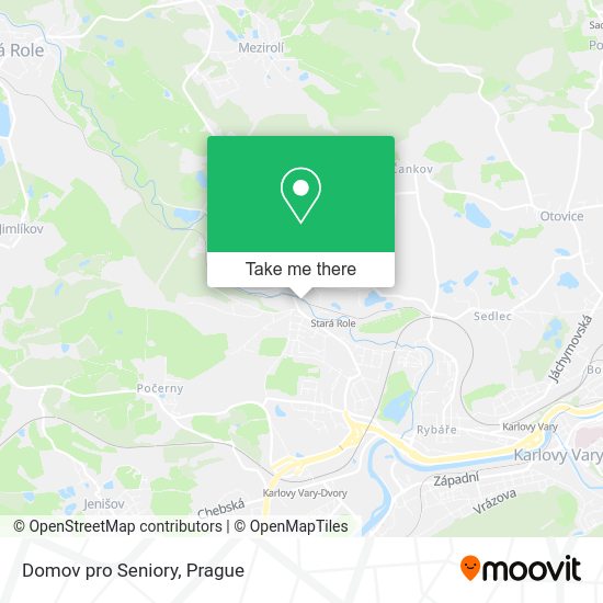 Карта Domov pro Seniory