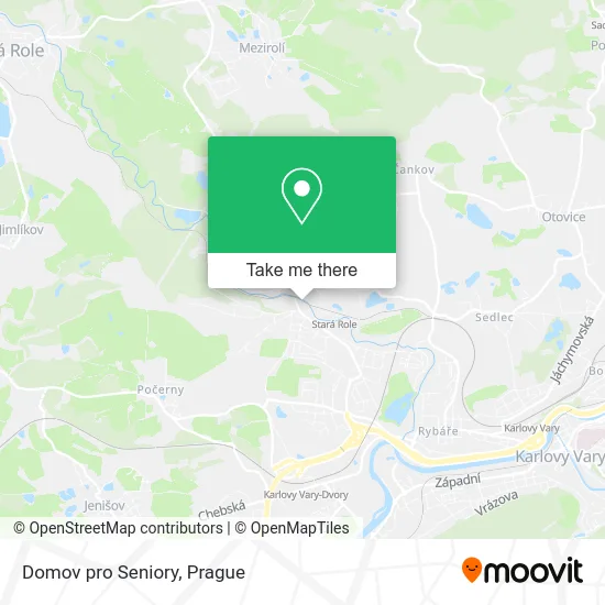 Карта Domov pro Seniory