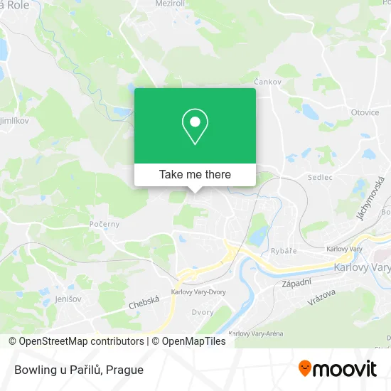 Карта Bowling u Pařilů