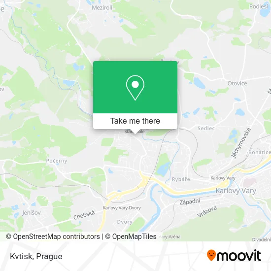 Kvtisk map
