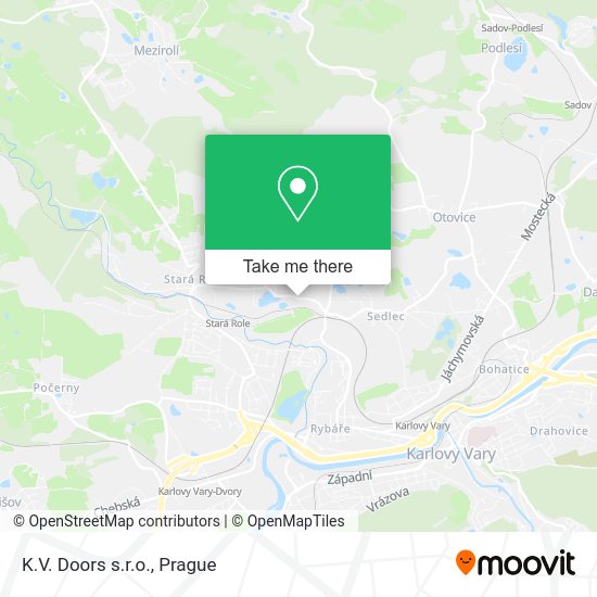 K.V. Doors s.r.o. map
