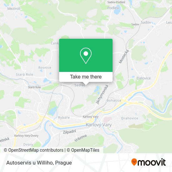 Карта Autoservis u Williho