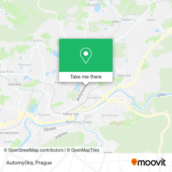 Карта Automyčka