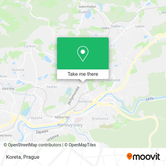 Карта Koreta