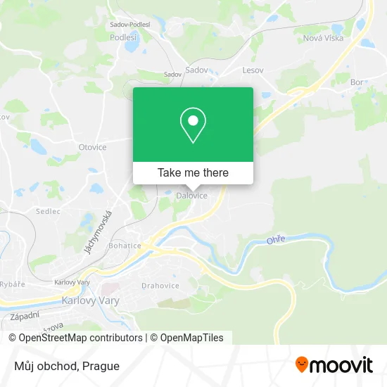 Карта Můj obchod