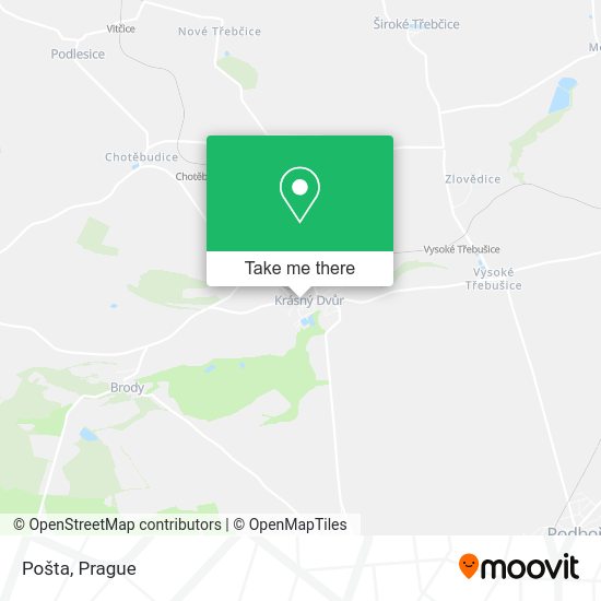 Карта Pošta