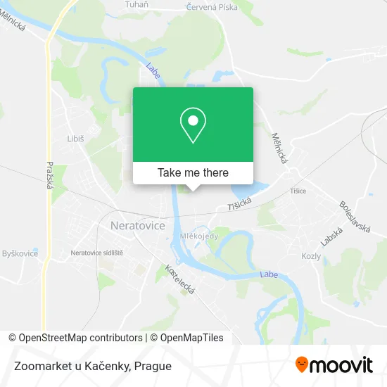 Карта Zoomarket u Kačenky