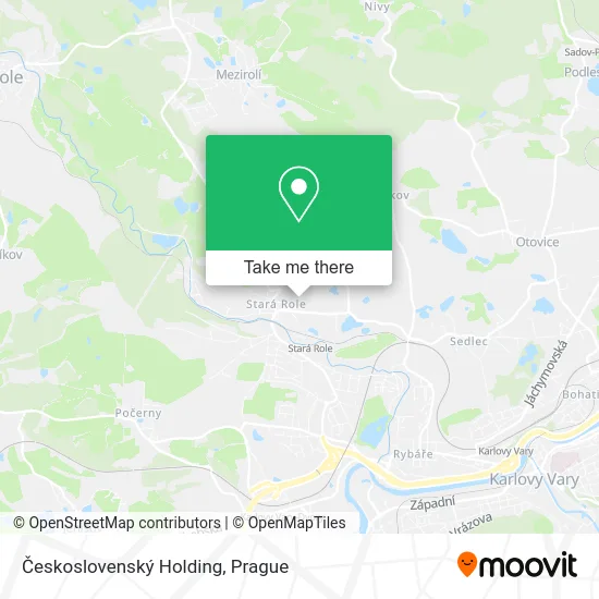 Карта Československý Holding