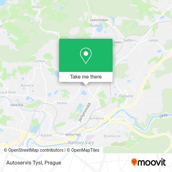 Карта Autoservis Tysl
