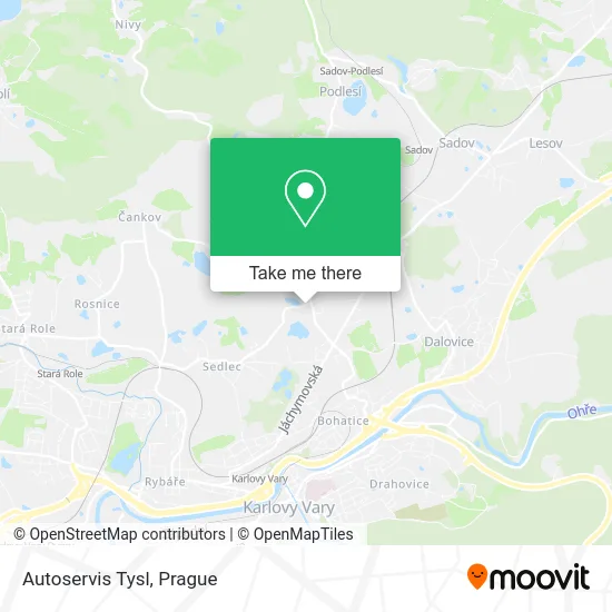 Карта Autoservis Tysl