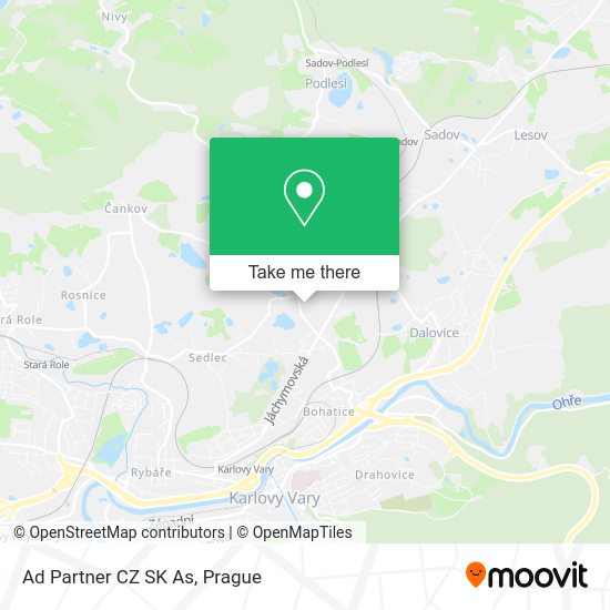 Карта Ad Partner CZ SK As