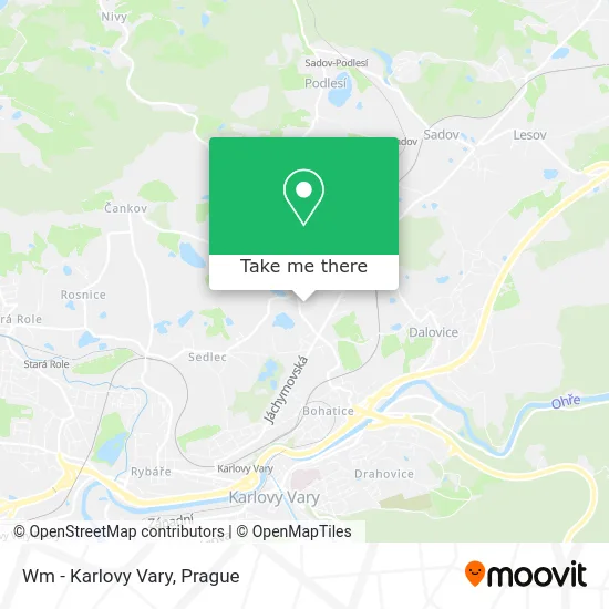 Карта Wm - Karlovy Vary