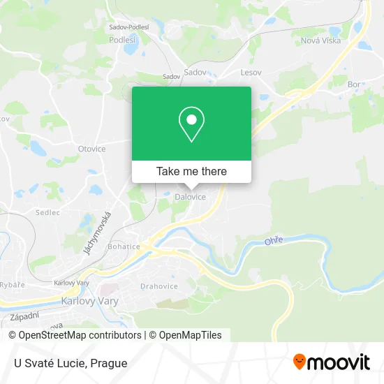 Карта U Svaté Lucie