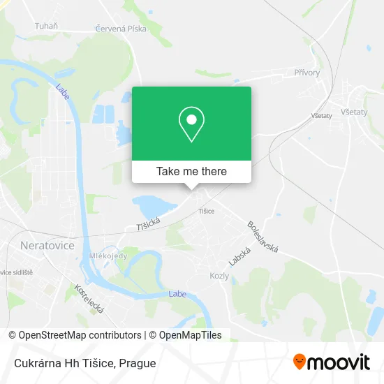 Карта Cukrárna Hh Tišice