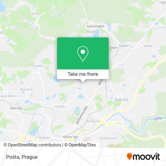 Карта Pošta