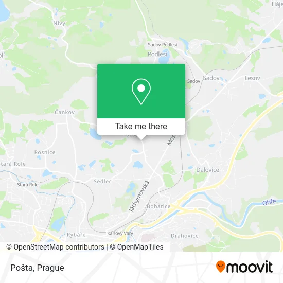Карта Pošta