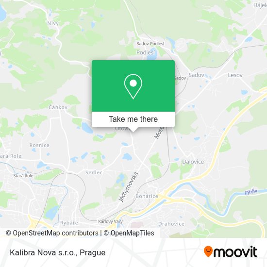 Карта Kalibra Nova s.r.o.