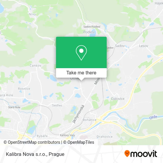 Карта Kalibra Nova s.r.o.
