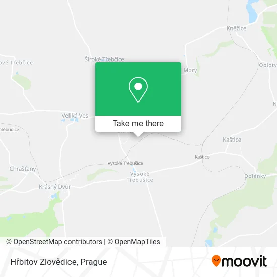 Карта Hřbitov Zlovědice