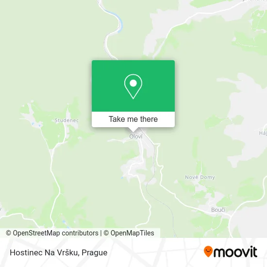 Карта Hostinec Na Vršku