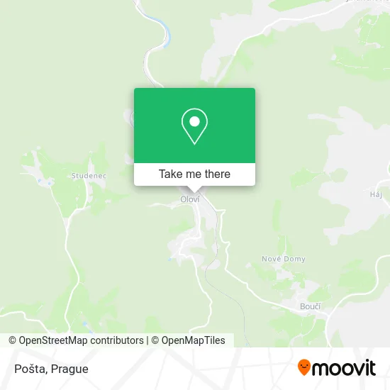 Карта Pošta