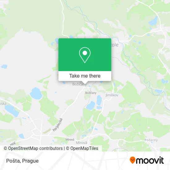 Карта Pošta