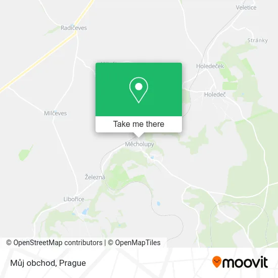 Карта Můj obchod