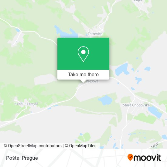 Карта Pošta