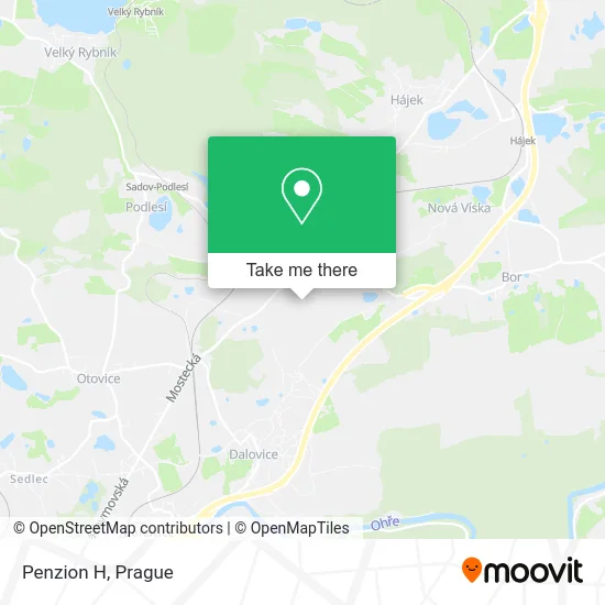 Penzion H map