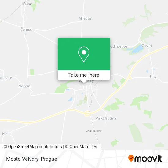 Карта Město Velvary
