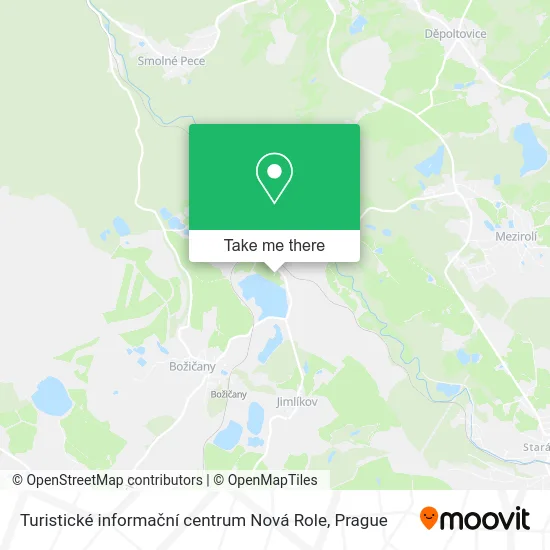 Карта Turistické informační centrum Nová Role