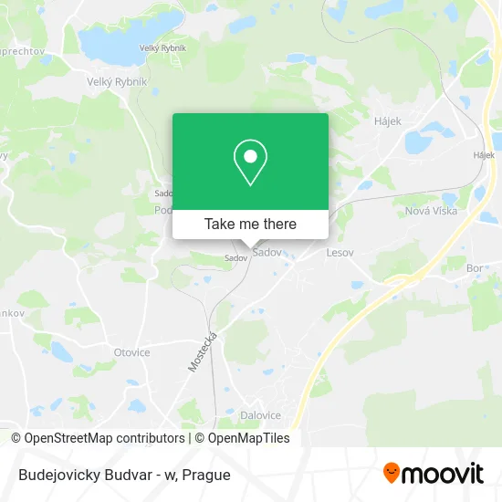 Карта Budejovicky Budvar - w