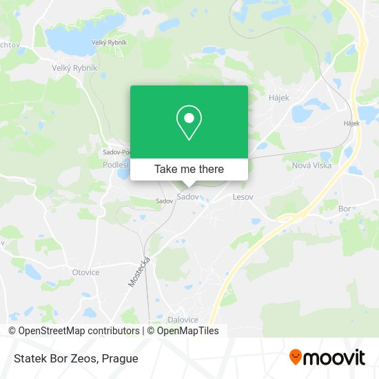 Карта Statek Bor Zeos