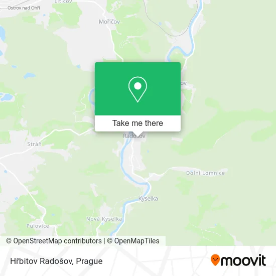 Карта Hřbitov Radošov