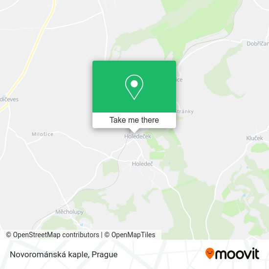 Карта Novorománská kaple