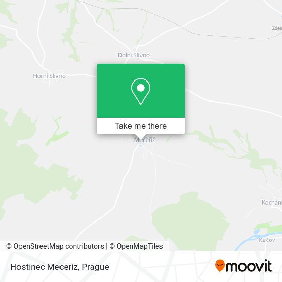 Карта Hostinec Meceriz