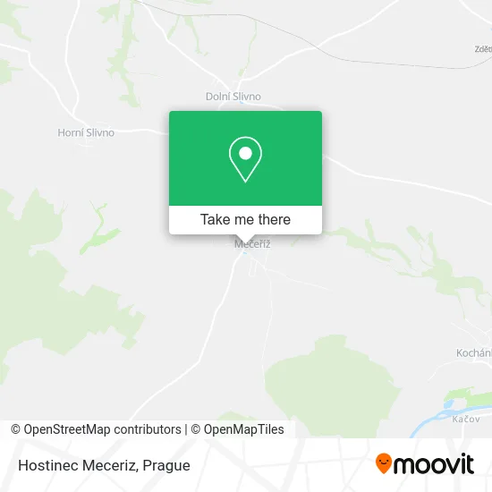 Карта Hostinec Meceriz