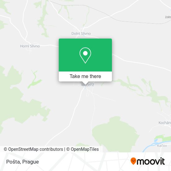 Карта Pošta