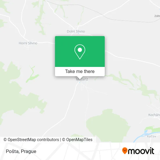 Карта Pošta