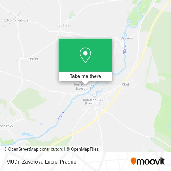 Карта MUDr. Závorová Lucie