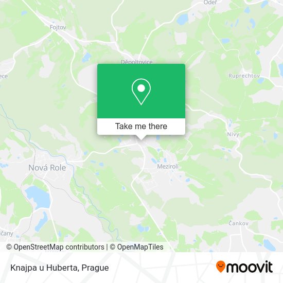 Карта Knajpa u Huberta