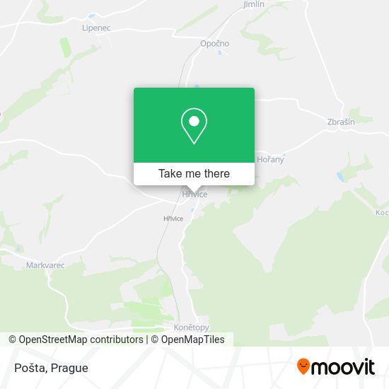 Карта Pošta